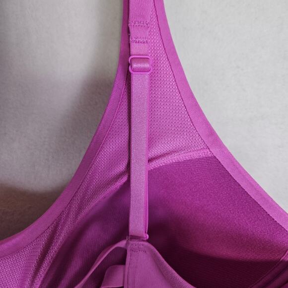Victorias Secret Allegro Sport Bra Womens 36D Pink Berry Medium Support Wireless - Picture 11 of 15
